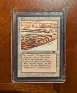 1x Strip Mine (No Horizon) (MP) Antiquities MTG Magic the Gathering - Image 1