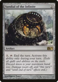 1x Sundial of the Infinite (NM) Magic 2012 M12 - MTG Magic the Gathering - Image 1