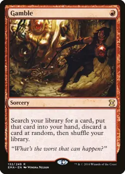 MTG - Gamble - M/NM - Eternal Masters - Magic The Gathering - Image 1