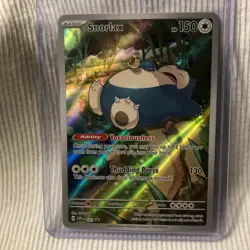 Pokemon TCG Snorlax SVP 051 Full Art Holo Black Star Promo Scarlet & Violet - Image 1