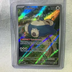 Pokemon TCG Snorlax SVP 051 Full Art Holo Black Star Promo Scarlet & Violet - Image 2