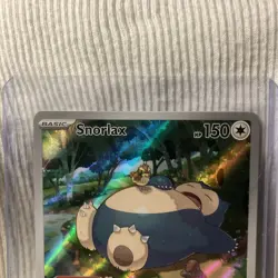 Pokemon TCG Snorlax SVP 051 Full Art Holo Black Star Promo Scarlet & Violet - Image 3