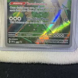 Pokemon TCG Snorlax SVP 051 Full Art Holo Black Star Promo Scarlet & Violet - Image 4