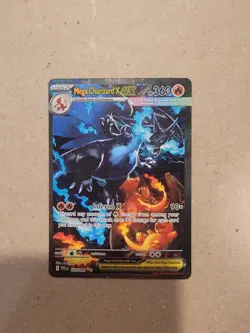 Pokemon TCG Mega Charizard X EX 125/094 Pack Fresh Card NM+ - Image 1