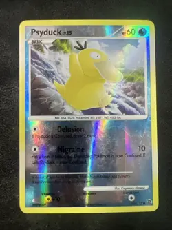 Pokemon TCG 2007 Secret Wonders - Psyduck 100/132 - Reverse Holo - DPBP#59 - Image 1