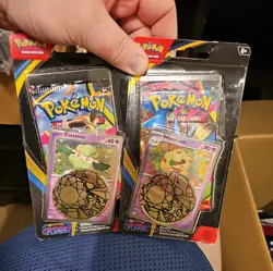 Pokemon Phantasmal Flames Checklane Blister Set of 2 Packs Cottonee / Whimsicott 820650853319 - Image 1