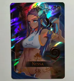 NESSA Pokemon Trainer SR Goddess Story Anime Waifu Card Girl Foil Doujin - Image 1
