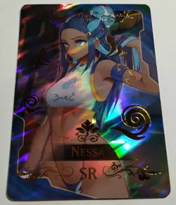 NESSA Pokemon Trainer SR Goddess Story Anime Waifu Card Girl Foil Doujin - Image 2