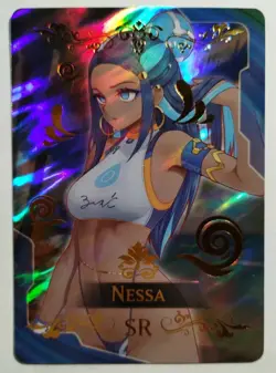 NESSA Pokemon Trainer SR Goddess Story Anime Waifu Card Girl Foil Doujin - Image 3