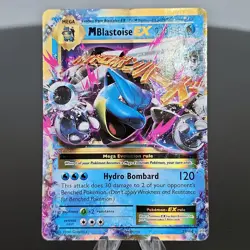 M Blastoise EX 22/108 XY Evolutions Holo Pokemon TCG 2016 Mega Ultra Rare NM⭐ - Image 1