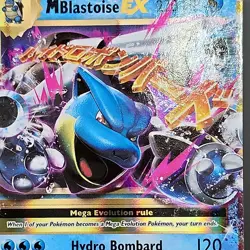 M Blastoise EX 22/108 XY Evolutions Holo Pokemon TCG 2016 Mega Ultra Rare NM⭐ - Image 2