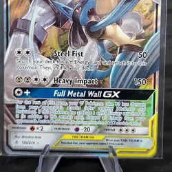 Lucario+Melmetal GX Tag Team 120/214 Unbroken Bonds Holo Pokemon TCG NM ⭐ - Image 2