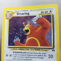 Ursaring 34/75 Holo Rare German Pokemon TCG Neo Discovery Set - Image 3