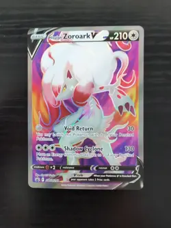 2022 Pokemon Hisuian Zoroark V Sword & Shield Promo Cards Holo - Image 1