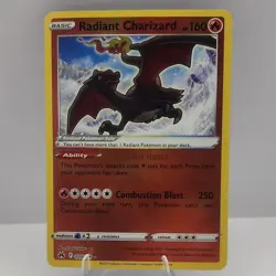 Pokemon Radiant Charizard 020/159 SV: Paldean Fates Radiant Rare Holo Basic 160… - Image 1