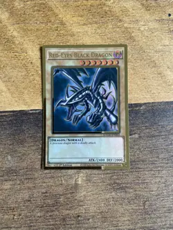 Yugioh gold cards - MAGO-EN - 1st Edition -blue eyes, dark magician and red eyes - Image 3