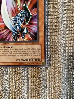Yugioh Blade Knight CT1-EN002 NM Super Rare Misprint Error Limited LP - Image 4
