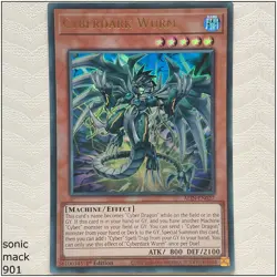 Cyberdark Wurm - ALIN-EN027 - Ultra Rare 1st Edition Yugioh - Image 1