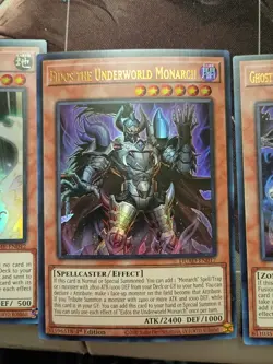Yugioh - Eidos The Underworld Monarch Ultra Rare DUAD-EN017, Near Mint, 1st Ed - Image 1