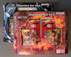 One Piece Illustration Box Vol. 5 and Vol. 6 Factory Sealed Lot of 2 - Image 1