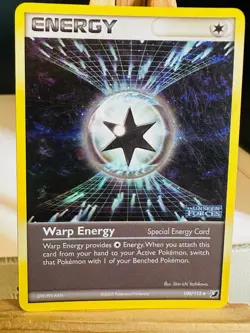 Warp Energy 100/115 Reverse Holo [LP/NM-] [Ex Unseen Forces] (2005) Pokemon Card - Image 1