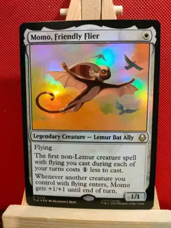 Momo, Friendly Flier FOIL - Avatar: the Last Airbender - NM - Rare - MTG - Image 1