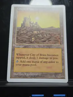 City of Brass MTG Core Set 5th Edition Regular Played - Image 2