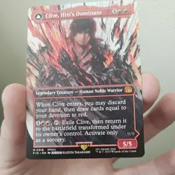 MTG Final Fantasy English Clive, Ifrit's Dominant Borderless 0318 Non-Foil - Image 1