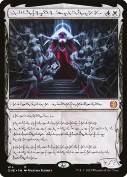 MTG Magic 1 x Elesh Norn Mother of Machines #414 x 1 - ONE Phyrexian Artist Sign - Image 2
