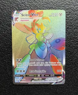 Pokemon TCG - Scizor VMAX 193/189 - Rainbow Secret Rare - Darkness Ablaze *NM - Image 1