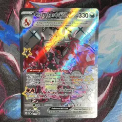 Pokemon TCG Charizard ex 074 Full Art Holo Promo Sv: Scarlet & Violet Card - Image 1