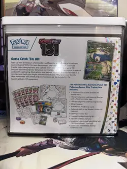 Scarlet & Violet 151 Pokemon Center Elite Trainer Box PC ETB SEALED with Case - Image 2