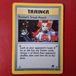 Rocket's Sneak Attack 16/82 Team Rocket Holo Pokemon Card - Image 1