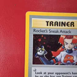 Rocket's Sneak Attack 16/82 Team Rocket Holo Pokemon Card - Image 4