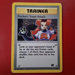 Rocket's Sneak Attack 72/82 Team Rocket Regular Pokemon Card Lp - Image 1