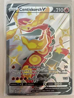 Pokemon TCG Centiskorch V Shining Fates SV108/SV122 Holo Shiny Holo Rare NM - Image 1