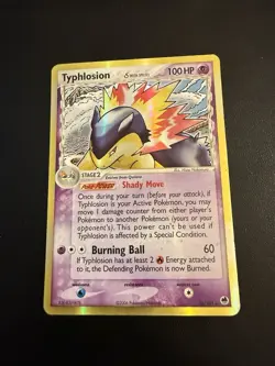 Pokemon Typhlosion EX Delta Species Holo Card 12/101 2006 Pokemon mp/hp - Image 1