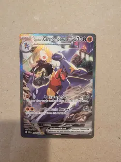 Pokemon TCG Cynthia's Garchomp EX SIR 232/182 - Image 1