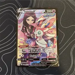 Pokemon Card Sylveon V TG14 Brilliant Stars Full Art Rapid Strike Ultra Rare Ho… - Image 1