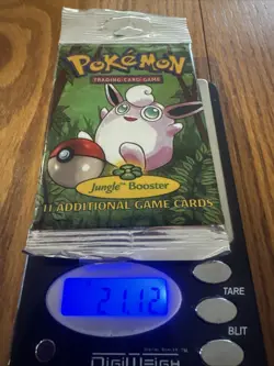 Wizards of the Coast 1999 Pokemon Jungle Booster Pack Wigglytuff 742818061384 - Image 1