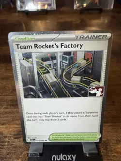 Team Rocket's Factory (Cosmos Holo) Pokemon Prize Pack Series 8 DRI 173/182 💎 - Image 2