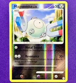 Magnemite 87/130 Reverse Holo - Diamond & Pearl Vintage Pokemon TCG Card - LP - Image 1