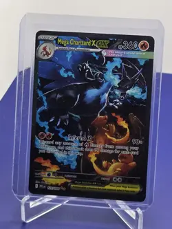 Mega Charizard X EX Pokemon TCG Foil Rare Mega Evolution Card 125/094 360 HP PFL - Image 1