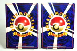 Pokemon Card TCG Hitmonlee/Hitmonchan No.106/No.107 Old Back Glossy Japanese MP - Image 2