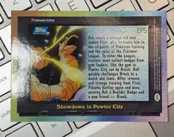 Pokemon Topps TV Animation Edition EP5 Showdown In Pewter City Card LP / bx120 - Image 2