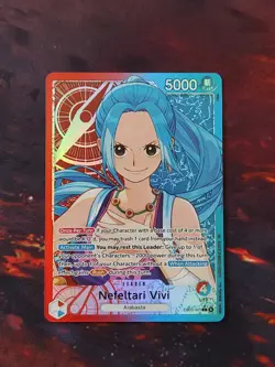 One Piece English EB03-001 Nefeltari Vivi (L) Leader Alt Art Heroines Edition - Image 1