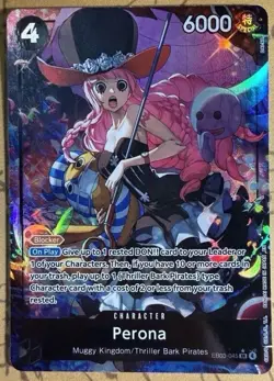ONE PIECE English Heroines Edition Perona (Alt Art) EB03-045 SR Near Mint - Image 1