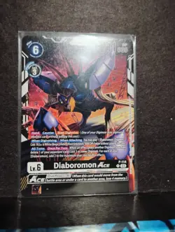 Digimon Card Game Diaboromon ACE Promo P-114 Box topper - Image 1