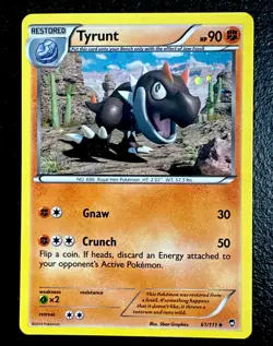 Tyrunt 61/111 NM Furious Fists Cosmo Holo Uncommon Pokemon Card Near Mint - Image 1