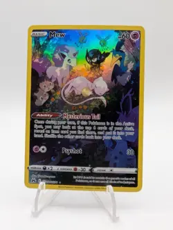 Pokemon Mew TCG Ultra Rare Holo Card Crown Zenith: Galarian Gallery #GG10/GG70 - Image 1